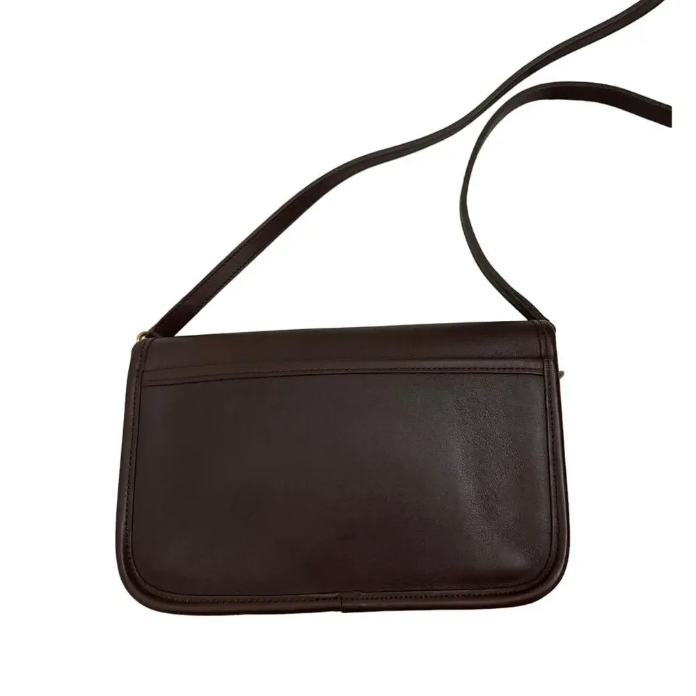 Coach Vintage City Bag Mahogany Brown Shoulder Crossbody Handbag Purse
